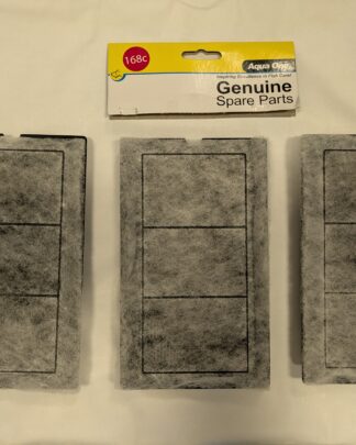 Aqua One 168c Carbon Cartridge Pack for LifeStyle 127 and LifeStyle Classic 125  (3 cartridges - one complete change)