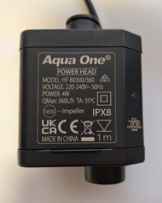 Pump for Aqua One Platform 37 Aquarium