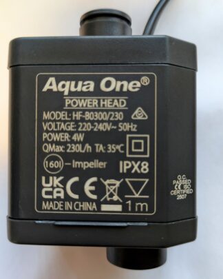 Pump for Aqua One Platform 21 Aquarium